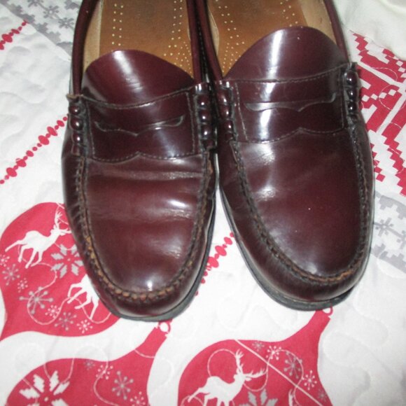 WEEJUNS MENS PENNY LOAFERS SIZE 10.5, Color: Burgandy G.H. BASS - Picture 4 of 7